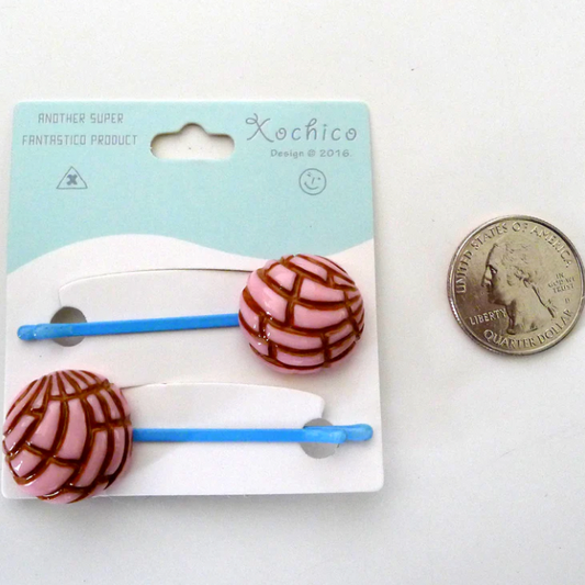 RESIN CONCHA BOBBY PINS